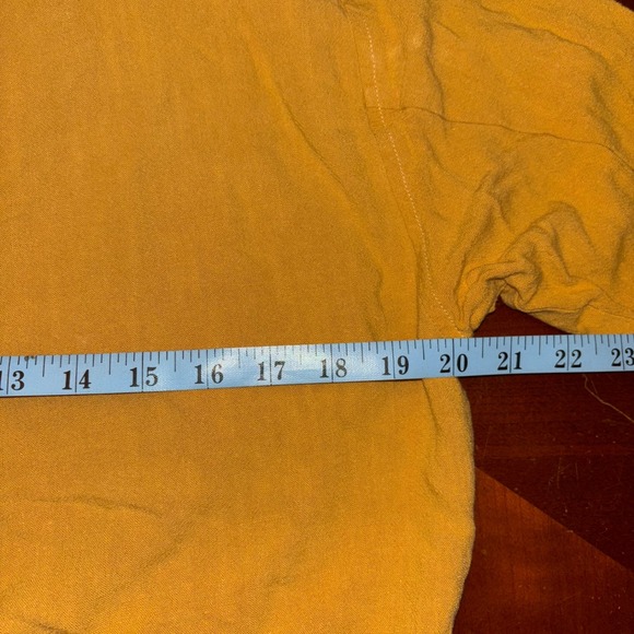 DÈLUC Yellow Button‎ Up Crop Jacket XS Drawstring Lightweight Cotton Blend - Picture 11 of 13